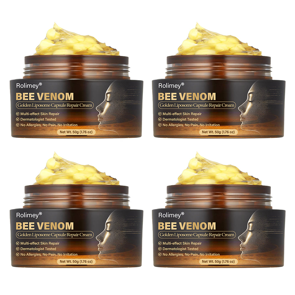 ✅Official Store | ✨ Rolimey® Bee Venom Golden Liposome Capsule Repair Cream 🧑🏼⚕️(For skin prone to tinea, psoriasis, warts, hidradenitis, and varicose concerns)