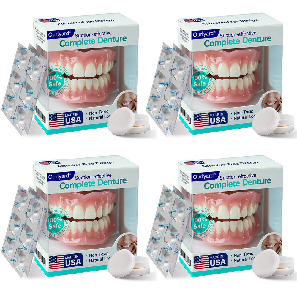 ✅ Made and Shipped from the USA| Ourlyard® Suction-fit Complete Denture 🍀