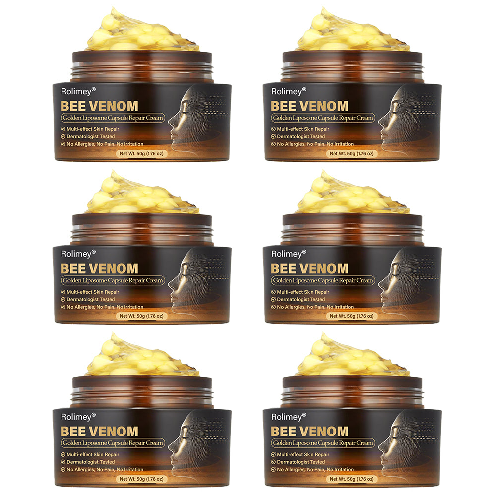 ✅Official Store | ✨ Rolimey® Bee Venom Golden Liposome Capsule Repair Cream 🧑🏼⚕️(For skin prone to tinea, psoriasis, warts, hidradenitis, and varicose concerns)