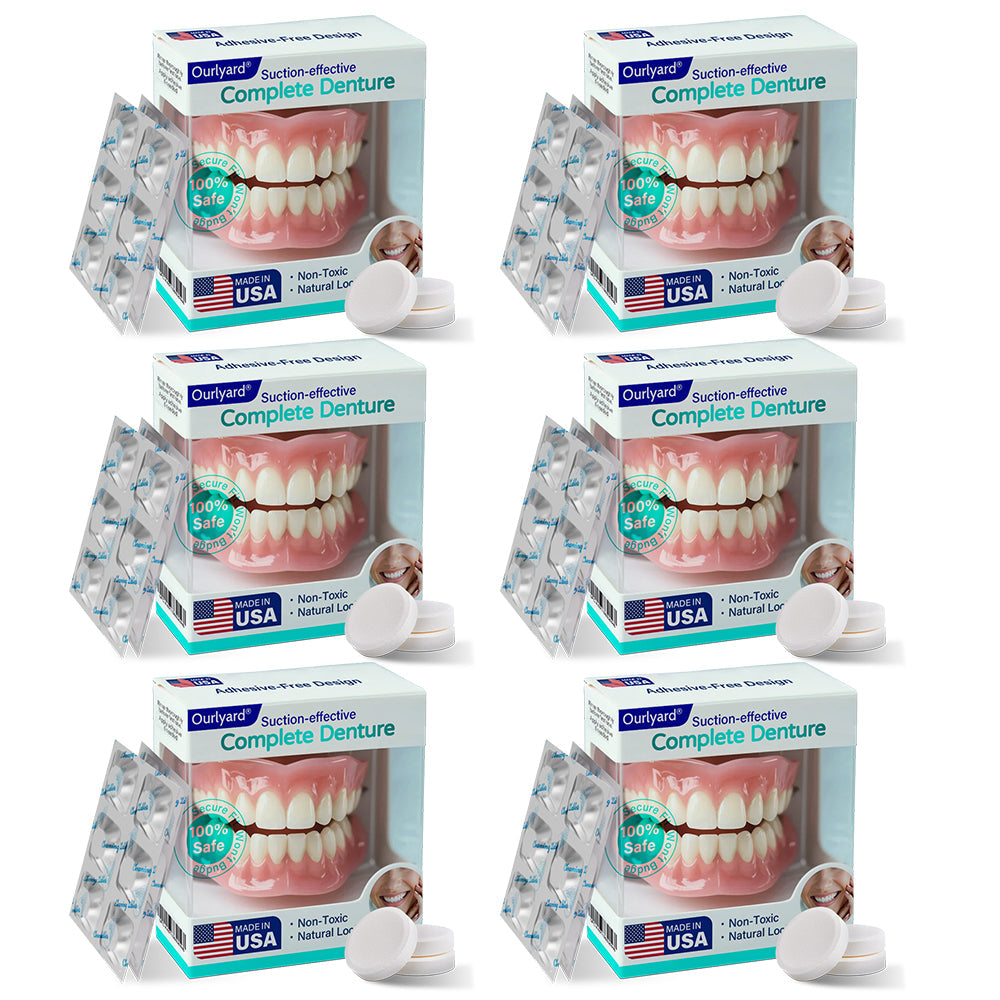 ✅ Made and Shipped from the USA| Ourlyard® Suction-fit Complete Denture 🍀