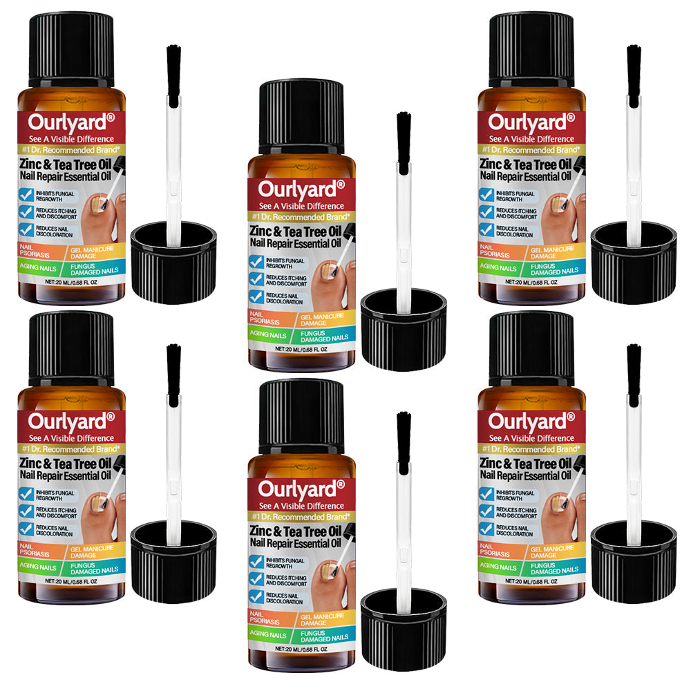 ✅ Made and Shipped from USA | Ourlyard® Zinc & Tea Tree Oil Nail Repair Essential Oil (Comprehensive repair, powerful treatment for all nail disorders) 🍀🍀