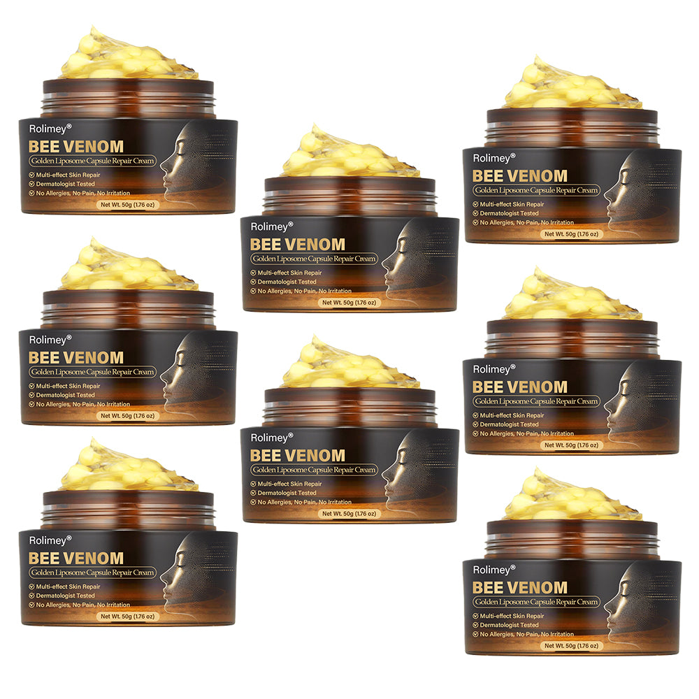 ✅Official Store | ✨ Rolimey® Bee Venom Golden Liposome Capsule Repair Cream 🧑🏼⚕️(For skin prone to tinea, psoriasis, warts, hidradenitis, and varicose concerns)