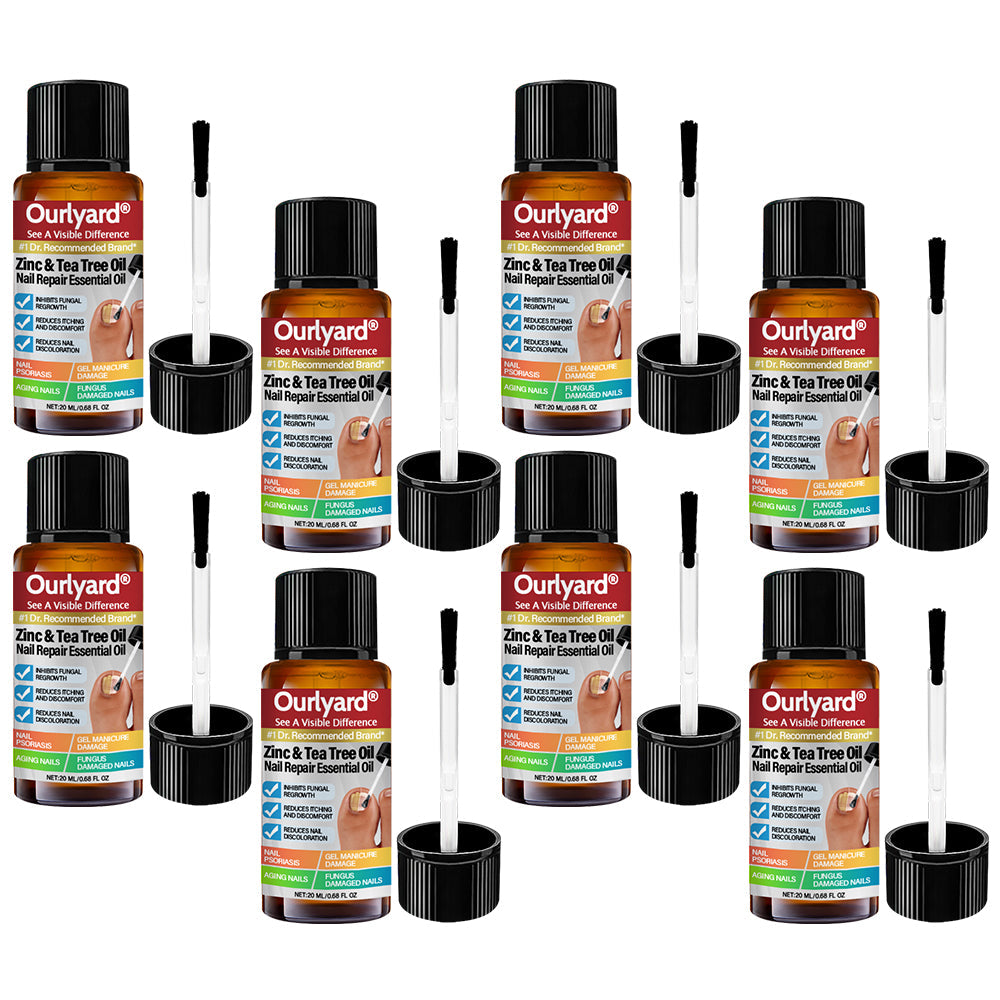 ✅ Made and Shipped from USA | Ourlyard® Zinc & Tea Tree Oil Nail Repair Essential Oil (Comprehensive repair, powerful treatment for all nail disorders) 🍀🍀