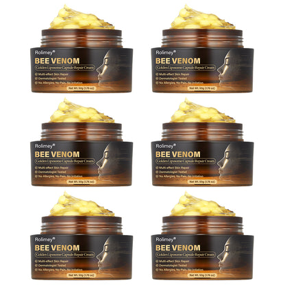 ✅Official Store | ✨ Rolimey®  Bee Venom Golden Liposome Capsule Repair Cream  🧑🏼‍⚕️(For skin prone to tinea, psoriasis, warts, hidradenitis, and varicose concerns)